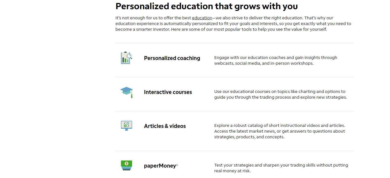 TD Ameritrade Review demo account info